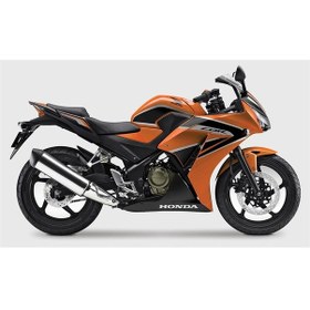 Resim Honda Cbr250R 2017 Turuncu Sol Grenaj Sticker 
