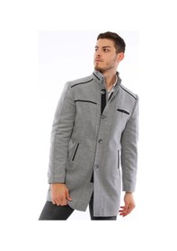 Resim Plt8369 Dewberry Palto-Gri 