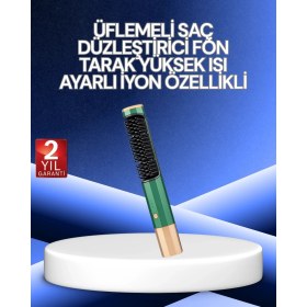 Resim Bucuks Mey Ithalat® 3’ü 1 Arada Saç Şekillendirme Seti – Kurutma, Düzleştirme, Tarama 