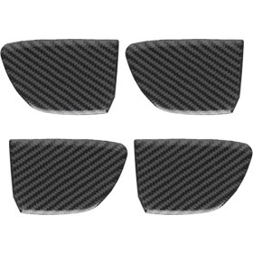 Resim Quee-Niei Iç Kapı Kasesi Saplama Kapı Kapı Kapağı Dekorasyon Arabası Infiniti Için Iç Mekan Q50 Q60 14-21 (Yurt Dışından) 