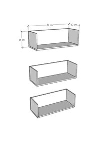 Resim Çocuk Odası Raf / Kitaplık Çr-03 Antrasit Antrasit 