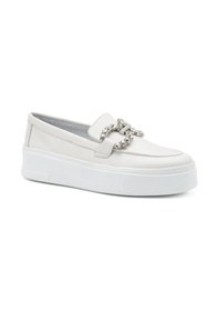 Resim Bıanco Oxford Klasik Kadın 36m4 Frau Mousse Bianco Null Rose 