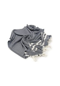 Resim Antrasit Pamuk Bambu Peştemal 