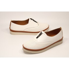 Resim Ayakcity Ortopedik Önden Fermuarlı Kadın Günlük Rahat Ayakkabı 