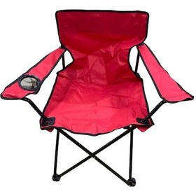 Resim Rejisör Çantalı Kamp Piknik Sandalyesi Kırmızı 