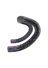 Resim Supacaz Bt-132 Super Stıcky Kush Star Fade Gidon Bandı Siyah-oıl Slıck Siyah 