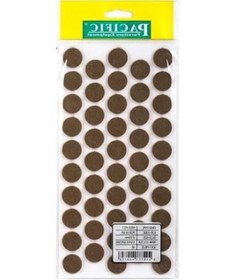 Resim Kahverengi Yuvarlak Masa Sandalye Keçesi, 20 Mm Kalınlığında Koruma Sağlar 