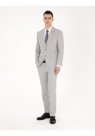 Resim Pierre Cardin Erkek Gri Takım Elbise 50285902-vr024 Gri 