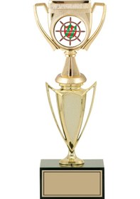 Resim Odak Kupa - Figürlü Kupalar - Kupa Figürlü Kupalar Fg-039 C - 31 Cm Altın - Beyaz 