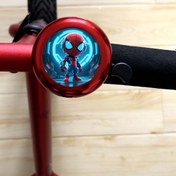 Resim 1 Adet, Marvel Spider-Man Şık Bisiklet Zili, Karakter Tasarımı, Bisikletler, Elektrikli Bisikletler, Dağ Bisikletleri ve Yol Bisikletleri İçin Uygun, Mükemmel Hediye, Ev Dekoru 