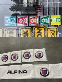 Resim İkra Alpina Tofaş Torpido Havlusu / Gümrük Pulu Set 