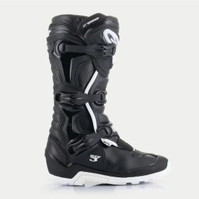 Resim Alpinestars Tech-3 Enduro WP Korumalı Motosiklet Botu Siyah Beyaz 