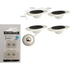 Resim Egonex Bilyeli Eşya Kaydırma Aparatı 4lü Set 