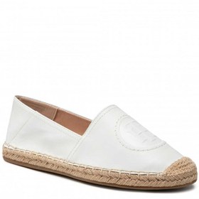 Resim Kadın Kadın Th Logo Leather Espadrille Ayakkabı Fw0fw06168 