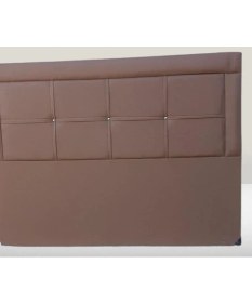 Resim Bengi Ticaret Başlık 90332 DK Çift Kişi 160 Kahverengi Hasır Görünümlü Suni Deri Kumaş El Yapım 