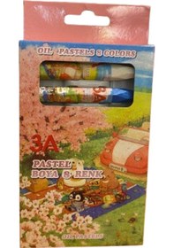 Resim Pastel Boya 8 Renk 2 Adet Çok Renkli 