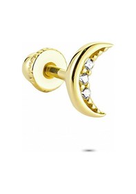 Resim Glorria Altın Ay Helix Piercing 