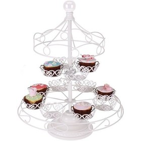 Resim Metal Cupcake Standı Atlıkarınca - 12'Li Kek Standı 