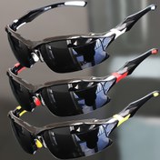 Resim Erkekler ve Kadınlar için Polarize Spor Gözlükleri, Dış Mekan Günlük Rüzgar Geçirmez Gözlükler, Bisiklet, Beyzbol, Koşu, Balıkçılık, Golf, Sürüş, Güneşlenme için Kullanılır 