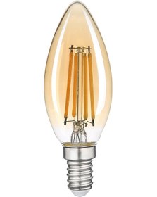 Resim Heka Rustik Led Ampul 6w E14 2500k Gün Işığı 