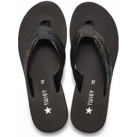 Resim Angelina Kadın Parmak Arası Terlik Siyah 35/40 Siyah 