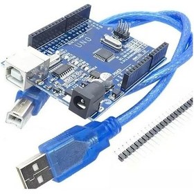 Resim Arduino Uno R3 Geliştirilmiş CH340 Chip - Klon (USB Kablo Dahil) 