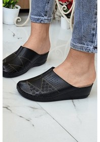 Resim Neon Shoes Lisa Kadın Sabo Medikal Doktor Hemşire Hastane Tam Ortopedik Önü Kapalı Ev Dışarı Terlik 001 