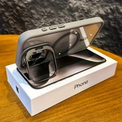 Resim Yeni Basit Manyetik Metal Çerçeve Lens Koruyucu Film/Stand 3'ü 1 Arada Telefon Kılıfı, for IPhone 16, 16 Pro, 16 Pro Max, 15, 15 Pro, 15 Pro Max, 14, 14 Pro, 14 Pro Max, 13, 13 Pro, 13 Pro Max, 12, 12 Pro, 12 Pro Max Ve 11 Için Uyumlu Akrilik Şok Geçirmez Sert Kabuk Koruyucu 