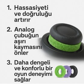 Resim cosmostech Kontrolfreek Precision Rings Aim Assist – Ps5, Ps4, Xbox, Switch Pro & Scuf Uyumlu 