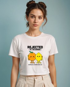 Resim Gümrükten Dönen Narenciye Crop Tişört 