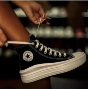 Resim Converse Ctas Move Hi Kadın Günlük Ayakkabı 568497C Siyah 