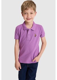 Resim U.s. Polo Assn. Erkek Çocuk Menekşe Tişört Basic 50325608-vr037 Menekse 