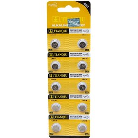 Resim Tianqiu AG3 LR41H/392A Alkalin Düğme Pil 10 x 10'lu 