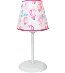 Resim ŞENAY AYDINLATMA Çocuk Odası Kumaş Abajur-pembe Balon 