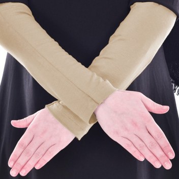 Gülistan Kadın Bej Tesettür Kolluk