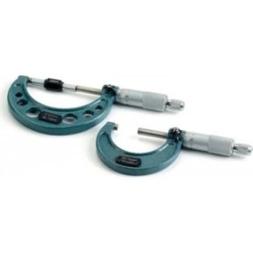 Resim Dış Çap Mikrometresi 125-150 Mm, 0,01 mm Hassas Ölçüm Araçları 