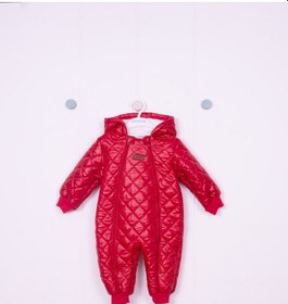 Resim Mikro Kozmonot Kırmızı Bebek Tulumu Kırmızı 