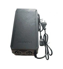 Resim 48 V 50-80 Ah Şarj Cihazı Ebıke Devre Kesicili - Monero Siyah 