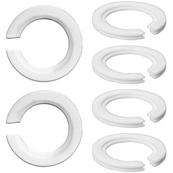 Abajur 5 'üst Çaplı X 9' Alt Çaplı X 7 'standart Edison Tarzı Ampul Keten Krem İçin Klipsli Ekli Eğik Yükseklik Diğer