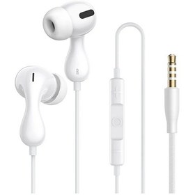 Resim Baseus Encok Cz20/hz20 Kablolu Kulaklık Tip-c/3.5mm Jack Yüksek Çözünürlüklü Hz20-white 