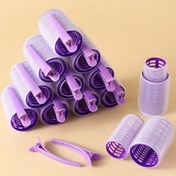 Resim 36 adet Kendinden Tutunmalı Saç Bukle Makinesi Seti, Saç Klipsleri ile Isısız Saç Bukleleyici, Tüm Saç Tipleri için DIY Saç Stil Aracı 