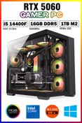 Resim Zeiron Wallpower X12 i5 14400F 16GB DDR5 RAM 1TB M.2 Nvme SSD RTX5060 8GB Sıvı Soğutmalı Oyuncu Bilgisayarı 