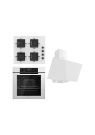 Resim Ferre Steamart-Fryart Serisi Beyaz Ankastre Set SS206 - QEP63CB - D078 