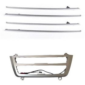 Resim Bmw 3 Serisi F30 Ambians Set (Klima Panel Ve Kapılar) - Silver Renk 