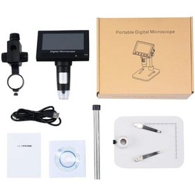 Resim 1000 X 2.0mp Usb Dijital Elektronik Mikroskop 8 Lcd Ekran Vga Büyüteç Dm4-s 