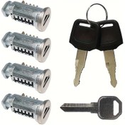 Resim Tongdashop Araç Bagaj Rafı Kilit Seti, 1 Takım, Metal, Yıkanmaz, Seyahat Aksesuarları 