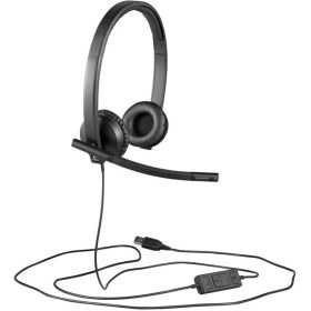 Resim Logitech 981-000575 H570E Stereo USB Çift Taraflı Headset Mikrofonlu Kulaklık 