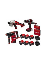 Resim Einhell Kit Q Mega 36 V Kırıcı Delici + Matkap + Taşlama Seti 