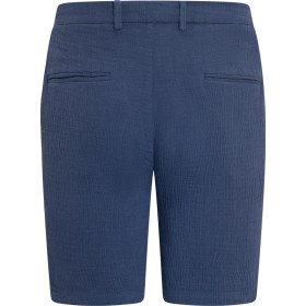 Resim Lacivert Rahat Kesim 100% Pamuk Yandan Cepli Şort Lacivert 