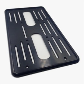 Resim Kare Plaka Altlığı Plastik Plakalık Piano Black 30,5X15,5Cmm 546193725 